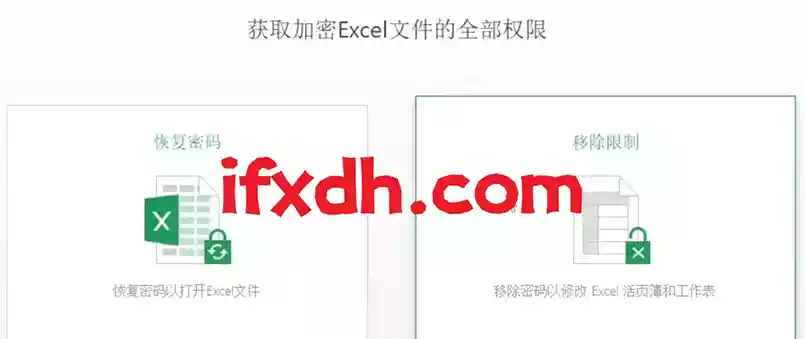 excel密码移除工具/可移除权限密码