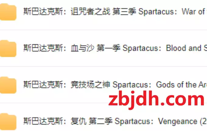 斯巴达克斯 第1-3季+前传 Spartacus (2010-2013)【355GB】