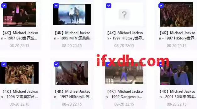 迈克尔杰克逊演唱会10部合集（4K珍藏版）