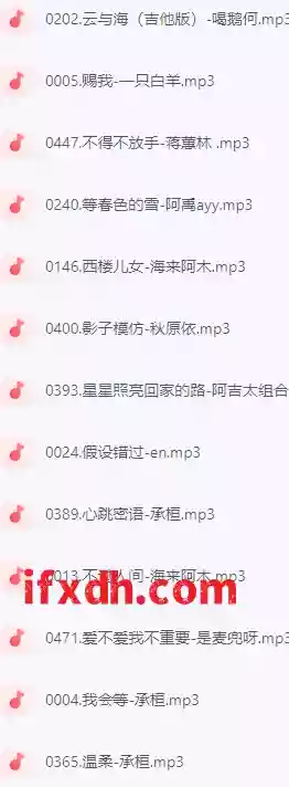 抖音最热门的500首歌曲合集